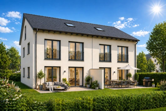 Neubau Doppelhaushälfte in Nittenau/Bergham