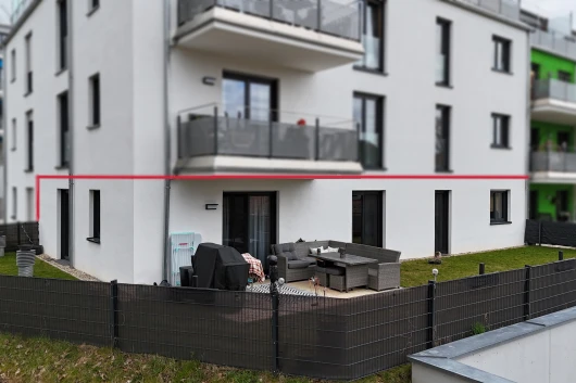 Exklusive Erdgeschosswohnung mit zwei Tiefgaragenstellplätzen und Blick auf den Hammersee