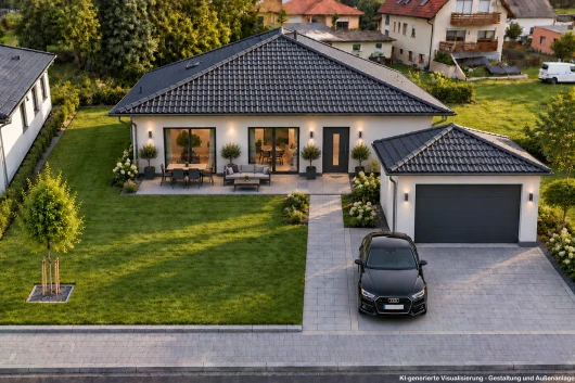 Seniorengerechter Bungalow mit einer Garage und einem Stellplatz in Teublitz